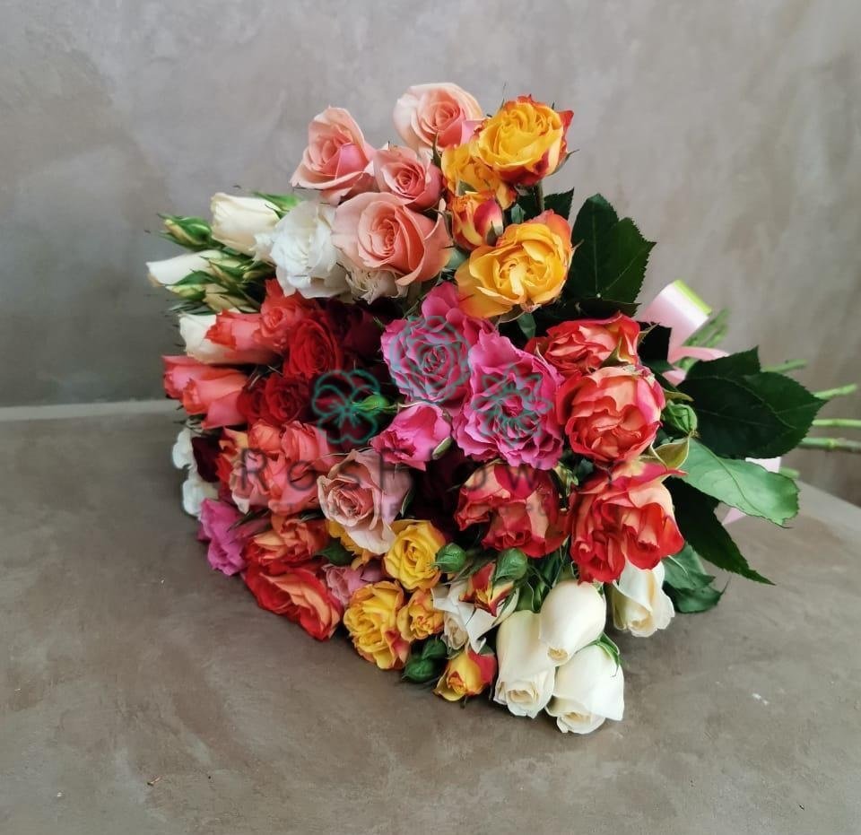 Букет цветов из: Розы в Степанщино