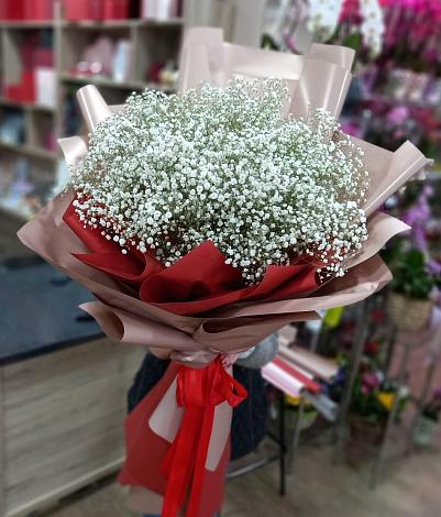 Букет цветов из: Гипсофила в Степанщино