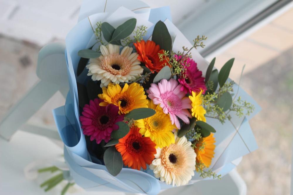 Букет цветов из: Герберы в Степанщино