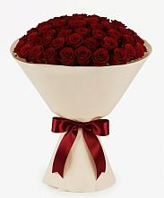 Букет 101 Бордовая роза Блэк Бакарра в Степанщино