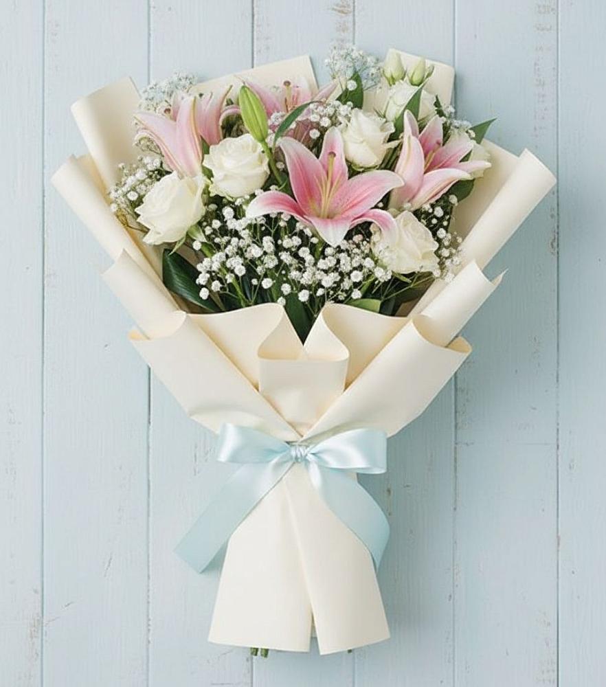 Букет цветов из: Лилии в Степанщино