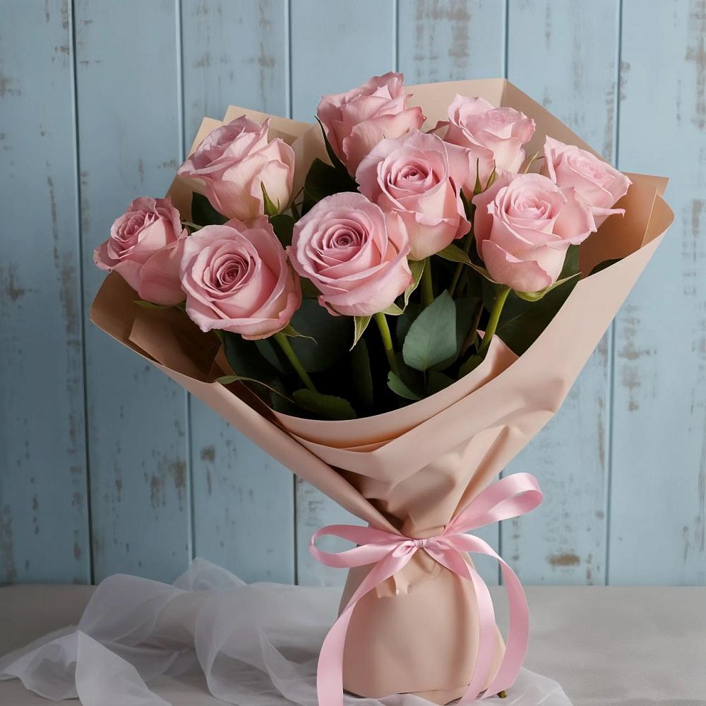 Букет цветов из: Розы в Степанщино