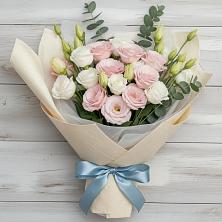 Букет цветов из:  Лизиантусы в Степанщино