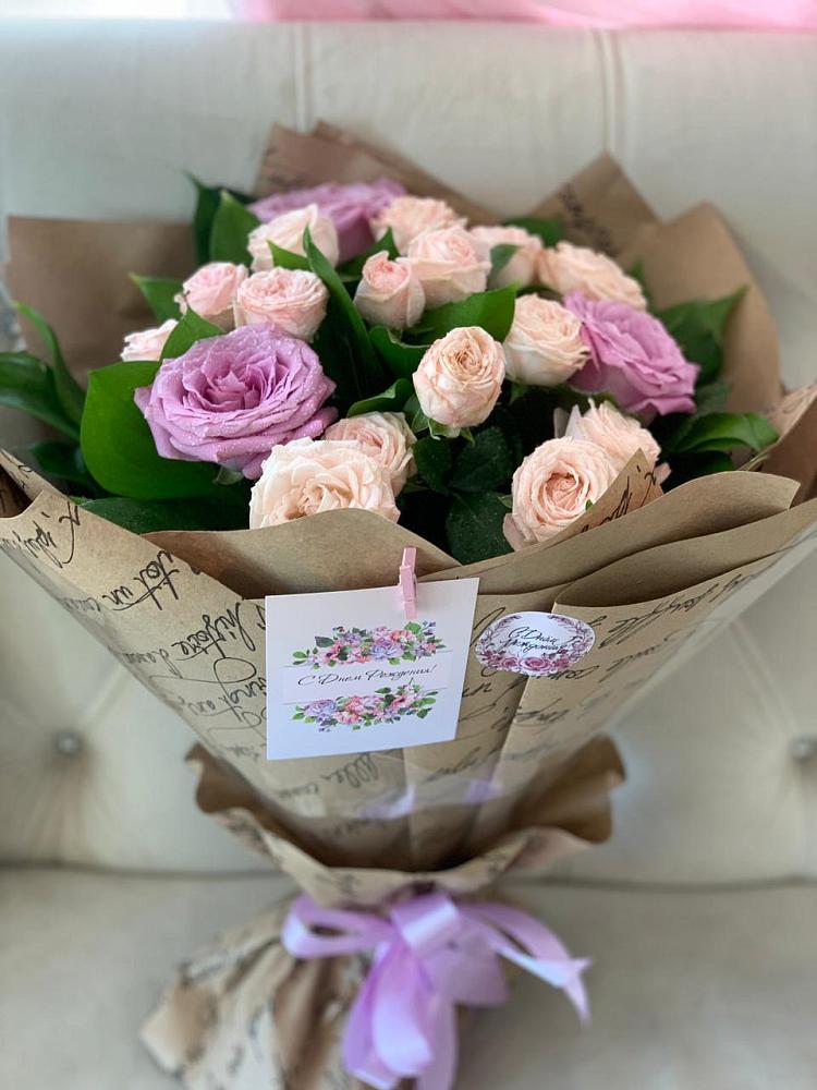 Букет цветов из: Розы в Степанщино