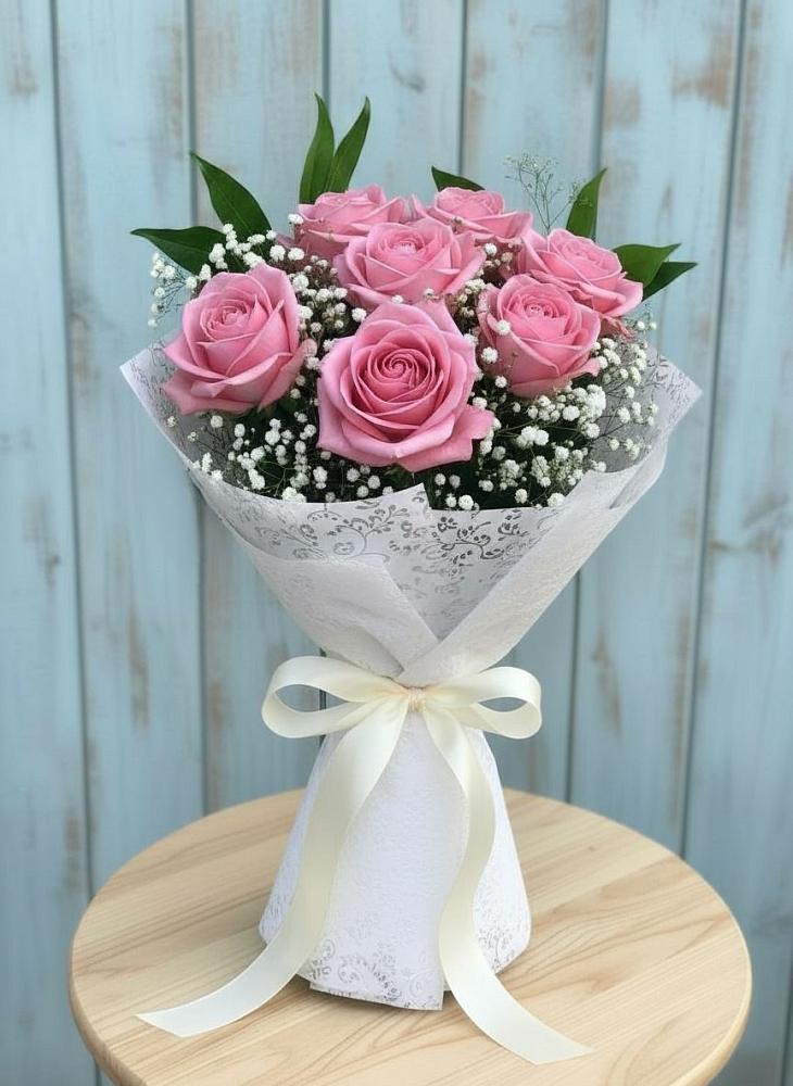 Букет цветов из: Розы в Степанщино