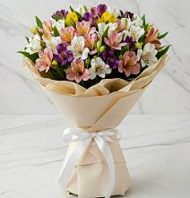 Букет цветов из:  Альстромерии в Степанщино