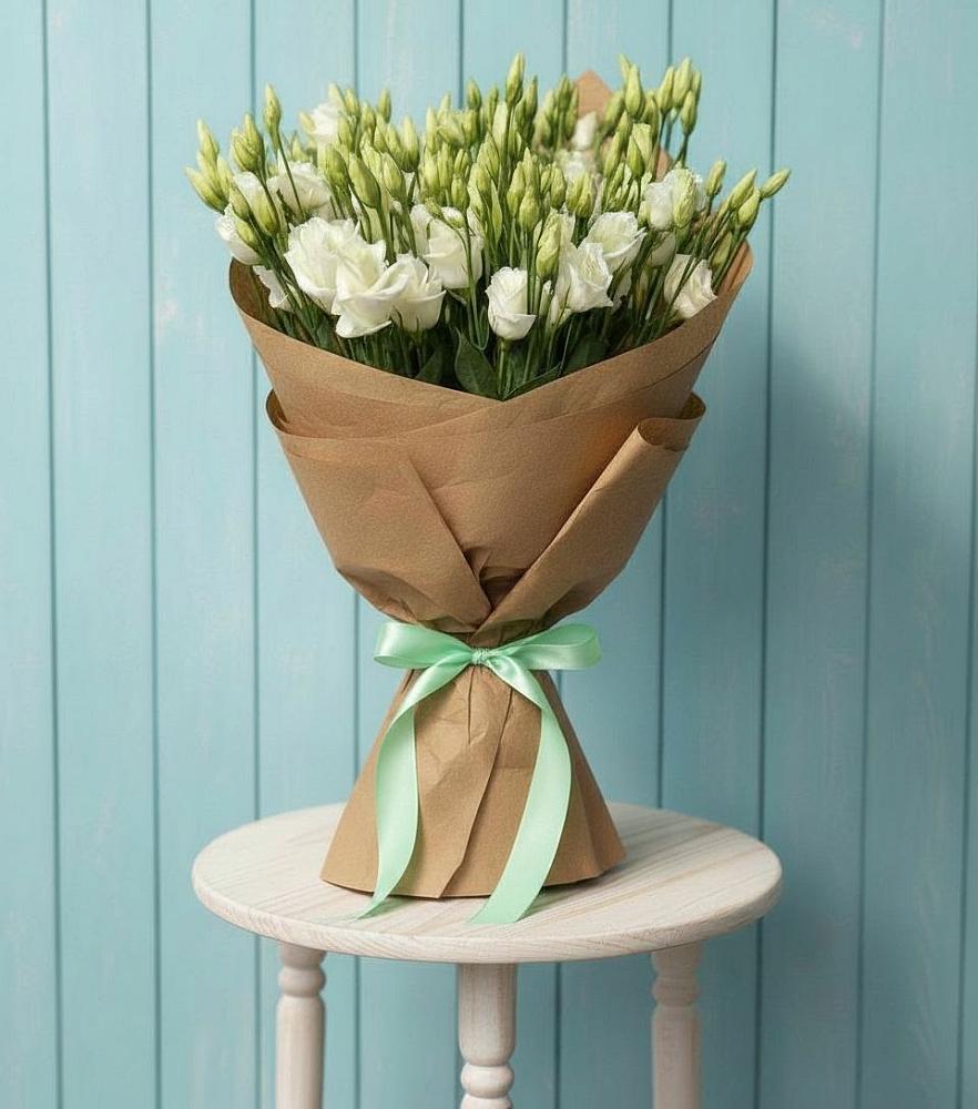 Букет цветов из: Лизиантусы в Степанщино