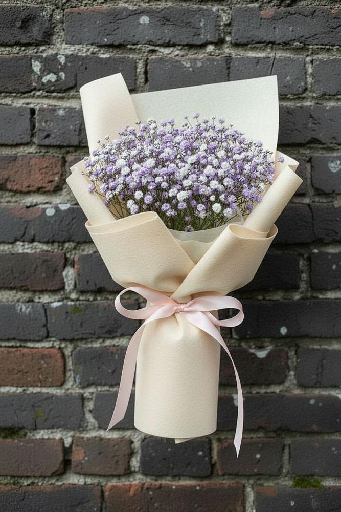 Букет цветов из: Гипсофила в Степанщино