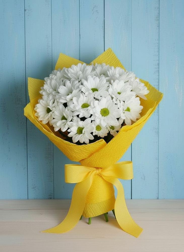 Букет цветов из: Хризантемы в Степанщино