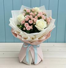 Букет цветов из:  Розы в Степанщино
