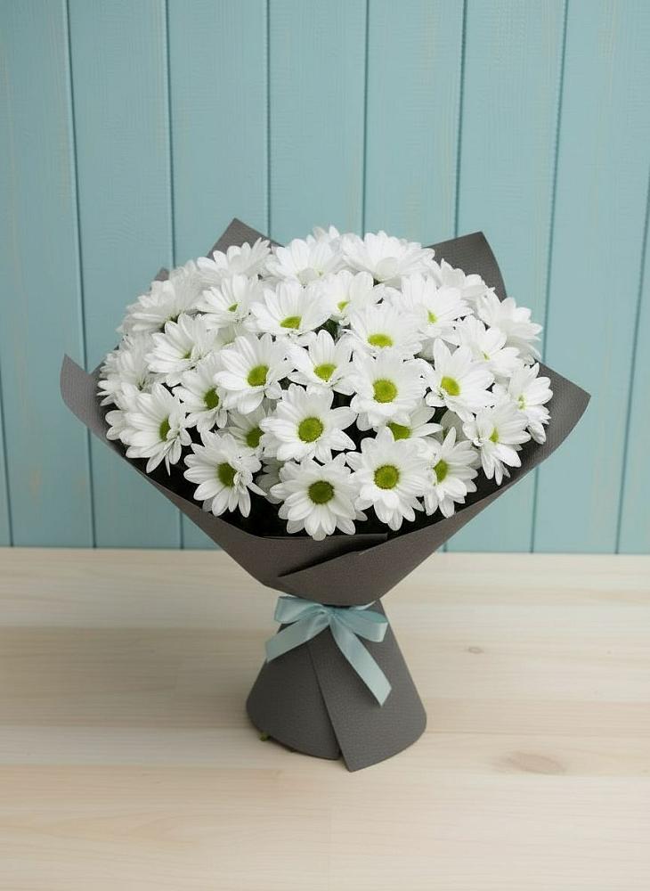 Букет цветов из: Хризантемы в Степанщино