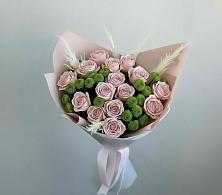 Букет цветов из:  Розы и Хризантемы в Степанщино