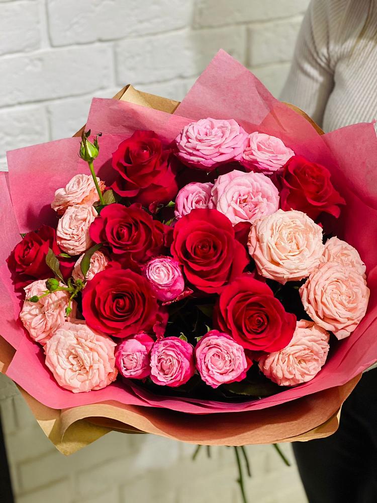 Букет цветов из: Розы в Степанщино