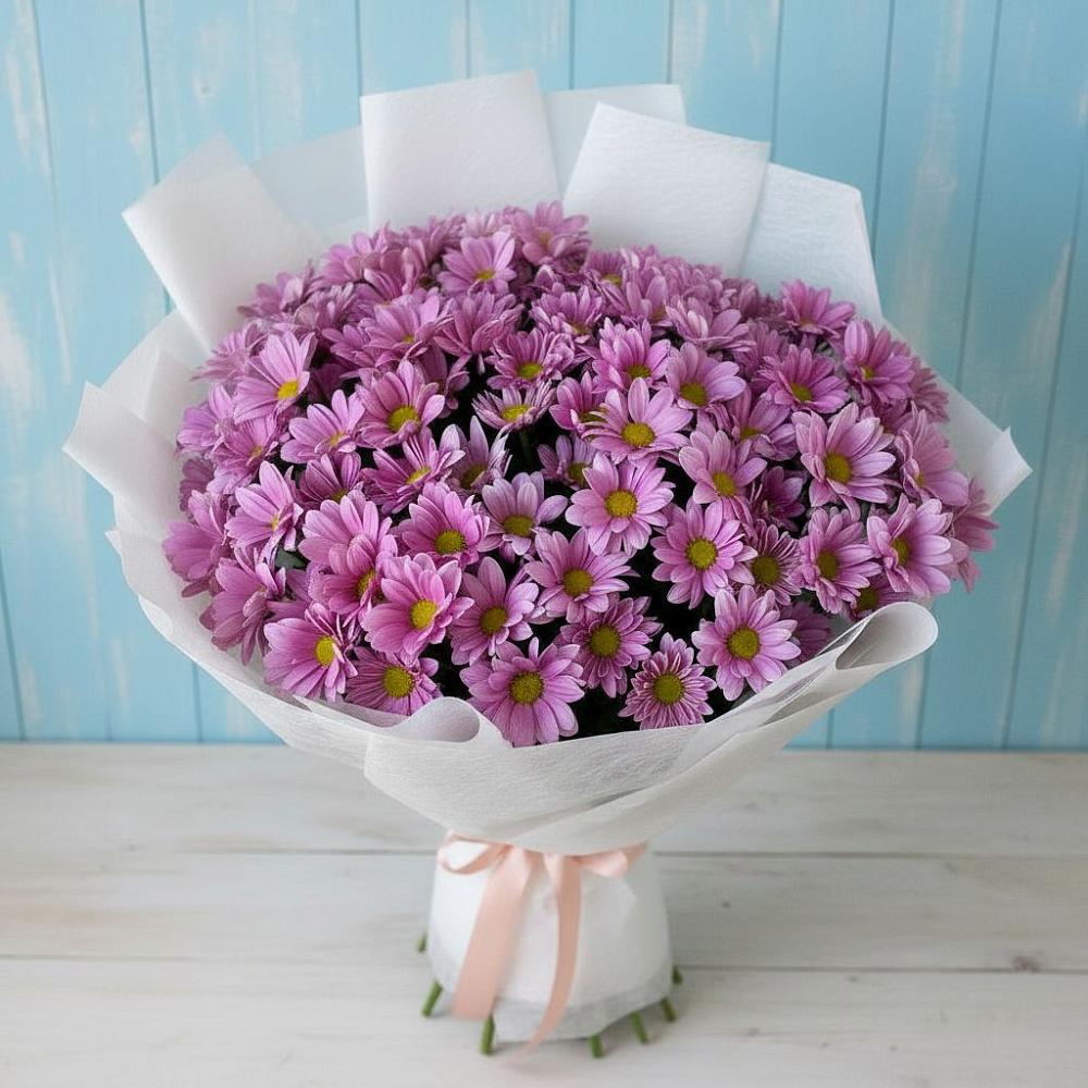 Букет цветов из: Хризантемы в Степанщино