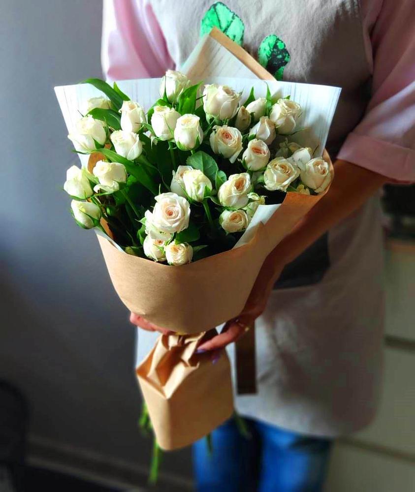 Букет цветов из: Розы в Степанщино