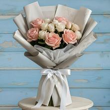 Букет цветов из:  Розы в Степанщино