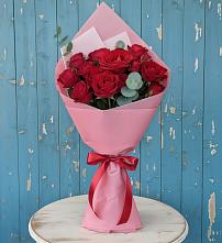 Букет цветов из:  Розы в Степанщино
