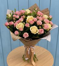 Букет цветов из:  Розы в Степанщино