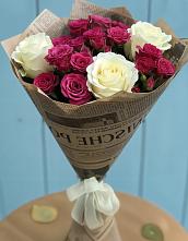 Букет цветов из:  Розы в Степанщино