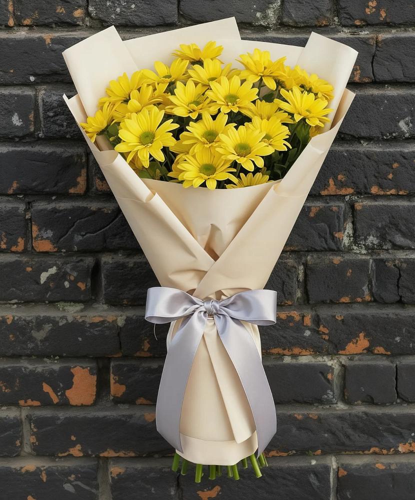 Букет цветов из: Хризантемы в Степанщино