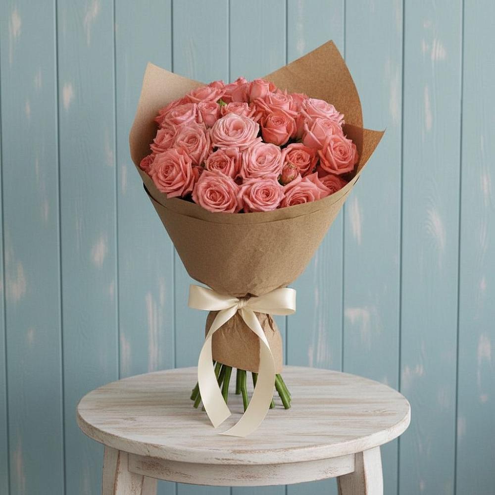 Букет цветов из: Розы в Степанщино