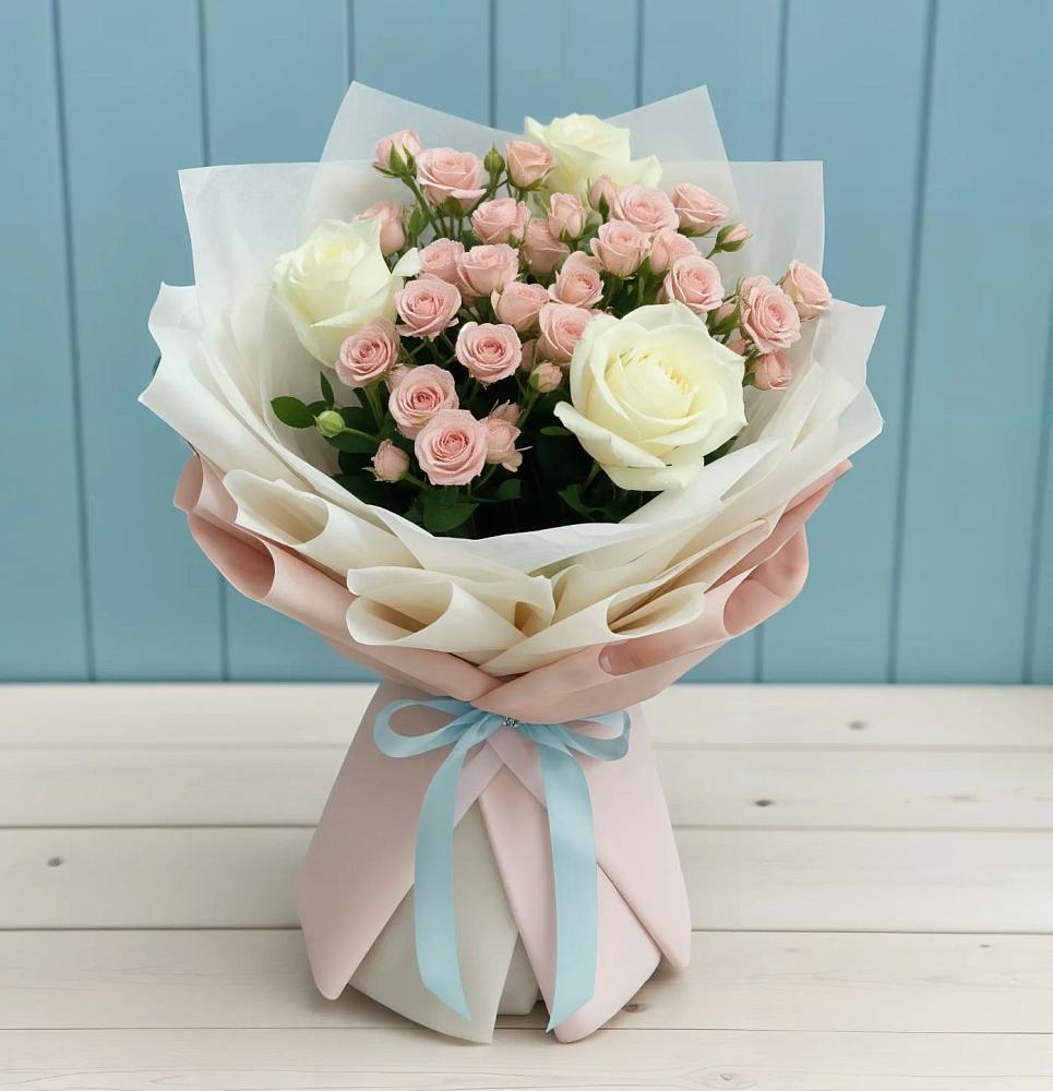 Букет цветов из: Розы в Степанщино