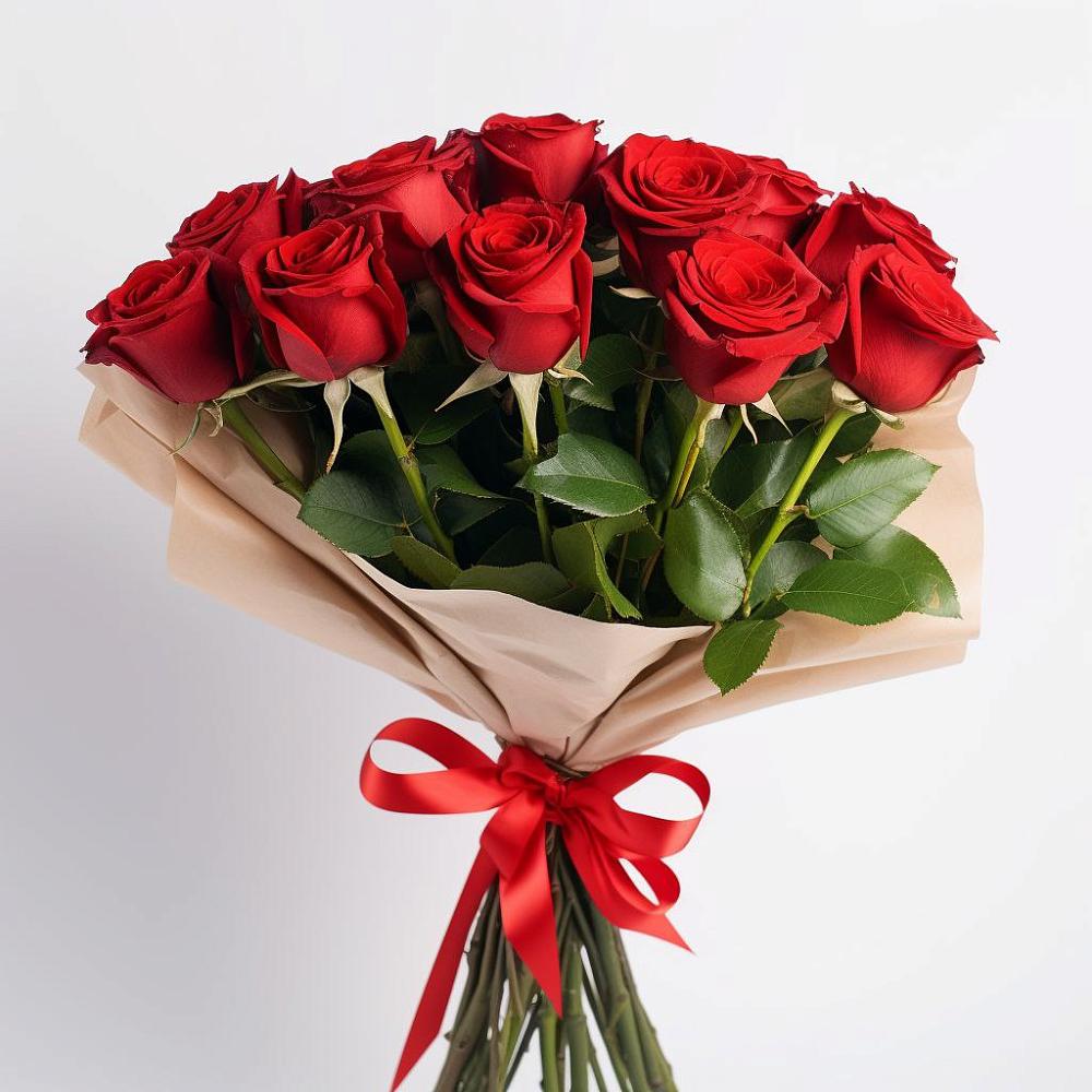 Букет 11 Красных роз Эдлесс Лав в Степанщино