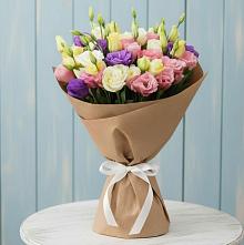 Букет цветов из:  Лизиантусы в Степанщино
