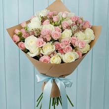 Букет цветов из:  Розы в Степанщино